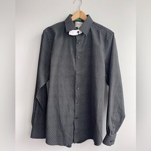NWT Scotch & Soda Dark Patterned Dress Shirt